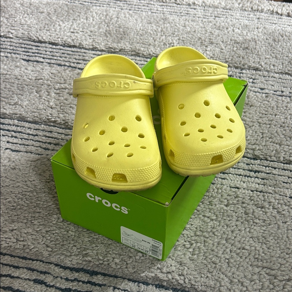 CROCS Kids Yellow Sandals